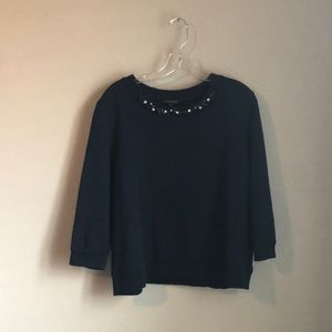 Banana Republic 3/4 Sweatshirt with Sequins